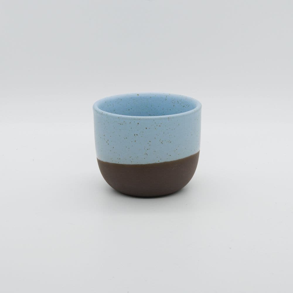 Šálek na cappuccino LYRA 150 ml černá/modrá