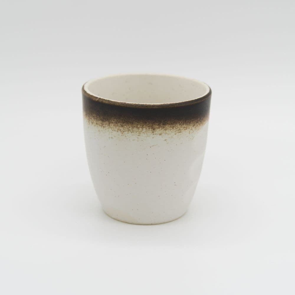 Šálek HARMONY 150 ml bílá/hnědá