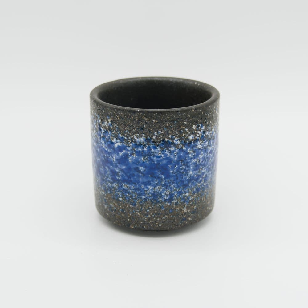 Šálek na cappuccino AURORA 180 ml černá/modrá